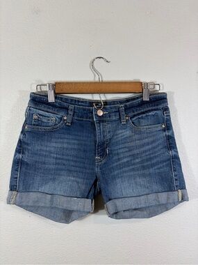 GAP Boyfriend Rolled Hem Denim Shorts